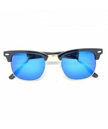 Retro Fashion Half Frame Flash Mirror Lens Sunglasses Mirrored Shades - £8.73 GBP
