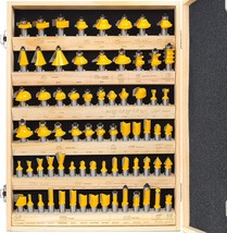 70 Pc. Set Of Kowood Router Bits With A 1/2&quot; Shank. - £158.79 GBP