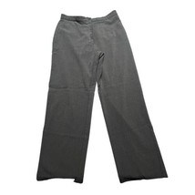 Briggs New York Pants Women&#39;s 14 Grey Career Slacks Dress Straight Leg H... - $19.48