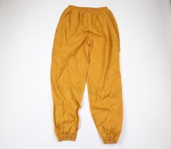 NOS Vintage 90s Streetwear Mens Large Blank Waterproof Cuffed Nylon Joggers Pant - £63.12 GBP