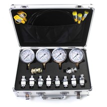 Hydraulic Test Gauge Kit From Sinocmp With 100/250/400/600 Bar, 2 Years ... - £102.28 GBP