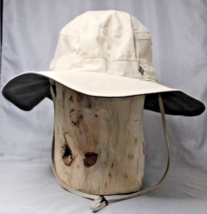 Columbia Boonie Adult Unisex One Size Vented Bucket Hat Beige Adjustable - £14.19 GBP