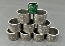 10 Report bird band duck leg band mallard federal commander decoy reward... - $14.24
