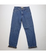 Vintage 90s Y2K LL Bean Mens 34x34 Classic Fit Flannel Lined Denim Jeans... - €46,86 EUR