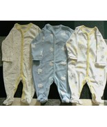 Newborn  Long Sleeves Pajama Romper(0-3months)100%Cotton-3Pack - $24.39 CAD
