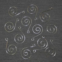 20Pcs Sliver Spiral Scroll Hooks Hanges For Crystal Wedding Tree Venue Supplies - £4.69 GBP