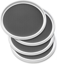 Set of 4, 10 Inch Non-Skid Lazy Susan Organizers - 10inch - 4 Pack, Gray - £29.91 GBP