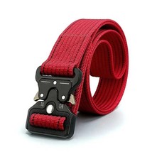  Belt Army   Buckle Heavy Duty Nylon Belt Outdoor Training Accessories Waist Str - £86.46 GBP