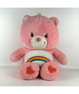 Care Bears Cheer Bear Rainbow Jumbo XL 26” Plush Stuffed Animal Toy Vint... - $168.26