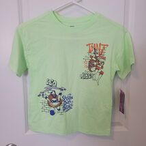 Nickelodeon Teenage Mutant Ninja Turtles Boys Green Graphic T-Shirt 6/7 NWT - $8.45