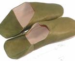 Fair Trade Mens Leather Morocco Moroccan Slippers Babouche Loafers Soft ... - $33.46