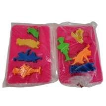 2 Vintage 1995 Arby's Kids Toys 3D Plastic Puzzles Yogi Bear Hanna Barbera New - $19.00