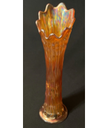 Vintage Fenton Carnival Glass April Showers Vase - $755.65 MXN