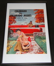 1956 Colorado vs Colorado Aggies Football Framed 10x14 Poster Official Repro - £39.41 GBP