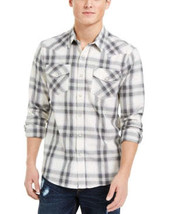 Sun + Stone Mens Tyler Western Plaid Shirt, Size XXL - $17.82