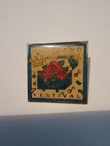 1993 Portland Rose Festival Lapel Hat Enamel Pin Pinback Vintage Oregon  - $15.68