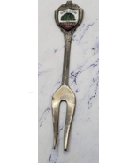 Oregon Myrtlewood Tree Vintage Souvenir Appetizer Fork Enamel Collectible - €8,53 EUR