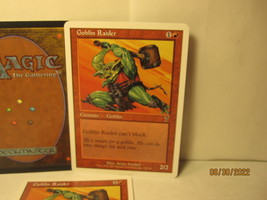 2001 Magic the Gathering MTG card #192/350: Goblin Raider - $1.00