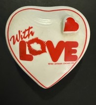 Vintage 1989 Original Art Mark Chicago LTD &quot;With Love&quot; Jewelry Trinket Box - £7.42 GBP