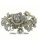 Anthony David Silver Rose Austrian Crystal Hair Accessory Clip - $26.85 CAD