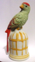 Parrot on Cage Thimble - New - Enesco - £5.94 GBP
