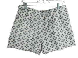 Womens Madewell shorts 10 white black or gray checked FLAW: See description - $9.89