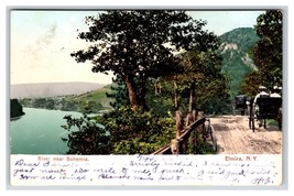 Fiume Strada Vicino Bohemia Elmira New York Ny 1908 Udb Cartolina P24 - £3.98 GBP