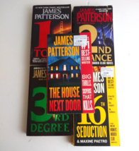 Lot of 5 James Patterson Paperback Thriller Mystery Novels (B) - £13.20 GBP