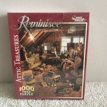 White Mountain Puzzle Reminisce ATTIC TREASURES 24"x30" 1000 Pieces  - $19.75