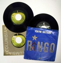 3x Beatles 45rpm 7&quot; Singles Band On The Run / My Sweet Lord / You&#39;re Sixteen - £10.08 GBP