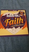 Power of Faith Adult Coloring Book With Bonus Relaxation Music CD Includ... - £3.64 GBP