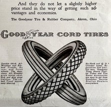 1916 Goodyear Cord Ties Bicycle Tire #2 Advertisement Akron Ohio DWMYC3 - £11.98 GBP