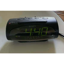 Sony Dream Machine Dual Alarm FM AM Clock Radio ICF-C490 Black - £59.95 GBP