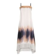 DKNY Womens Asymmetric Tie Dye Midi Slipdress Size XS Thin Spagetti Stra... - €38,35 EUR