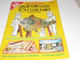 KALMBACH-  HO - SMALL RAILROADS YOU CAN BUILD BOOK- EXC. - M52 - $10.40
