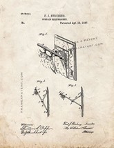 Curtain Pole Bracket Patent Print - Old Look - £6.30 GBP+