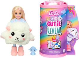 Barbie Chelsea Cutie Reveal Small Doll &amp; Accessories, Blonde in Lamb Cos... - £14.90 GBP