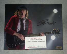Angus Young Hand Signed Autograph 8x10 Photo COA - £160.36 GBP