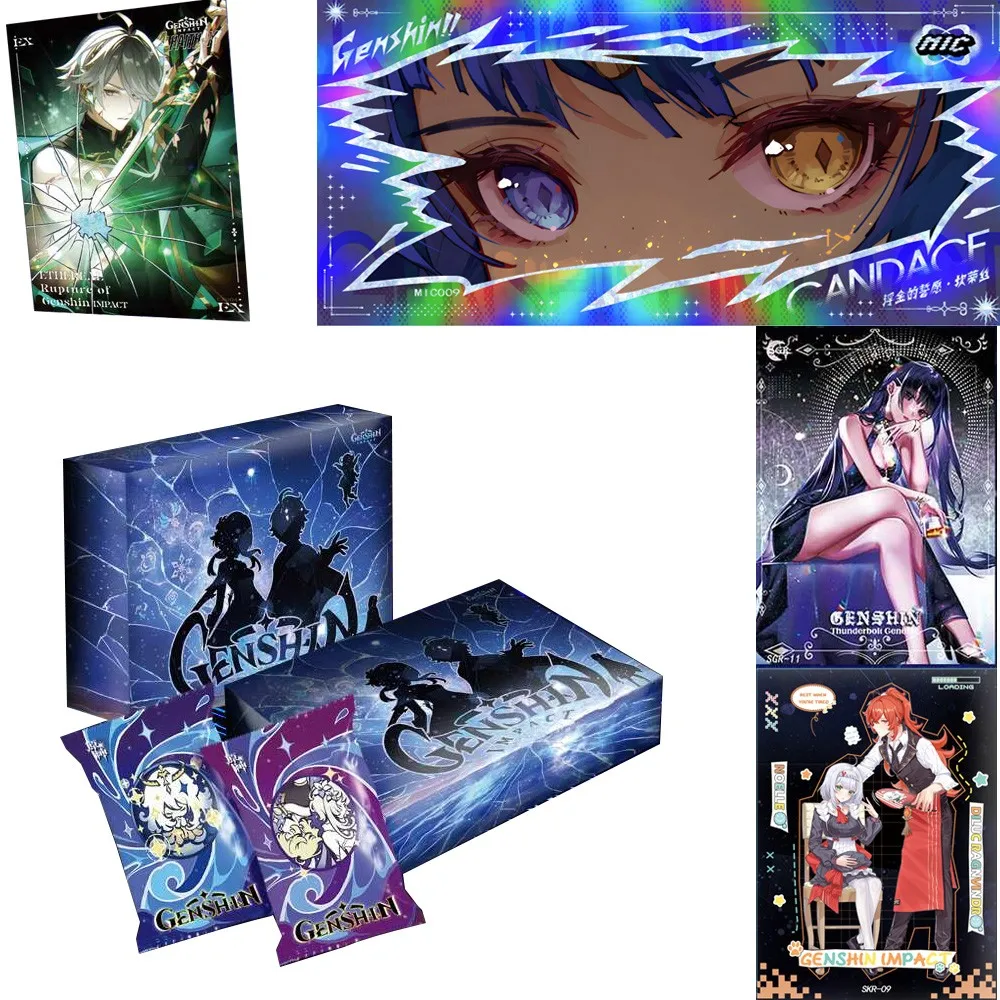 New Genshin Impact Collection Cards Set New In Anime Party Table Game Playing - £23.90 GBP+