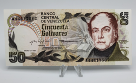 Venezuela Commemorative Banknote 50 bolivares  27-1-1981  Pick #58 UNC #... - $180.91 MXN