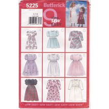Vintage Sewing PATTERN Butterick 5225 9 Sew Fast and Easy 1997 Childrens Girls - £11.60 GBP