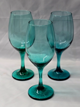 Libbey Glass Teardrop Juniper 8&quot; Wine Stem Glass - Set Of 3 - Free Shipping - $14.83