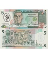 Philippines P178a, 5 Piso, Emilio Aguinaldo / Independence Commemorative... - $4.99