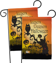 Jeepers Creepers Garden Flags Pack Halloween 13 X18.5 Double-Sided House Banner - £22.81 GBP