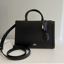 New Coach Leather Zoe Carryall Black 49500 - $308.75