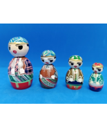 Vintage Turkish Wood Pin Dolls - £25.76 GBP