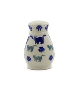 Polish Pottery Cat Pattern Salt &amp; Pepper Shakers Shaker 3&quot; Bolesawiec St... - £30.40 GBP