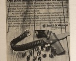 1970s Smith &amp; Wesson Holster Vintage Print Ad Advertisement pa16 - £6.99 GBP