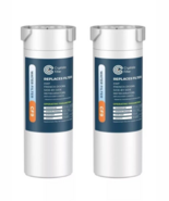 (2 PK) CRYSTALA CF9 REFRIGERATOR WATER FILTER FOR GE APPLIANCES XWF - $29.37 CAD