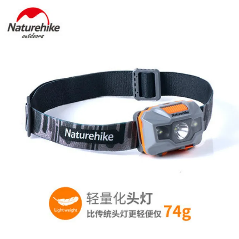 Naturehike USB Charge LED Headlamp Camping Headlight Outdoor Light Waterproof - £27.31 GBP